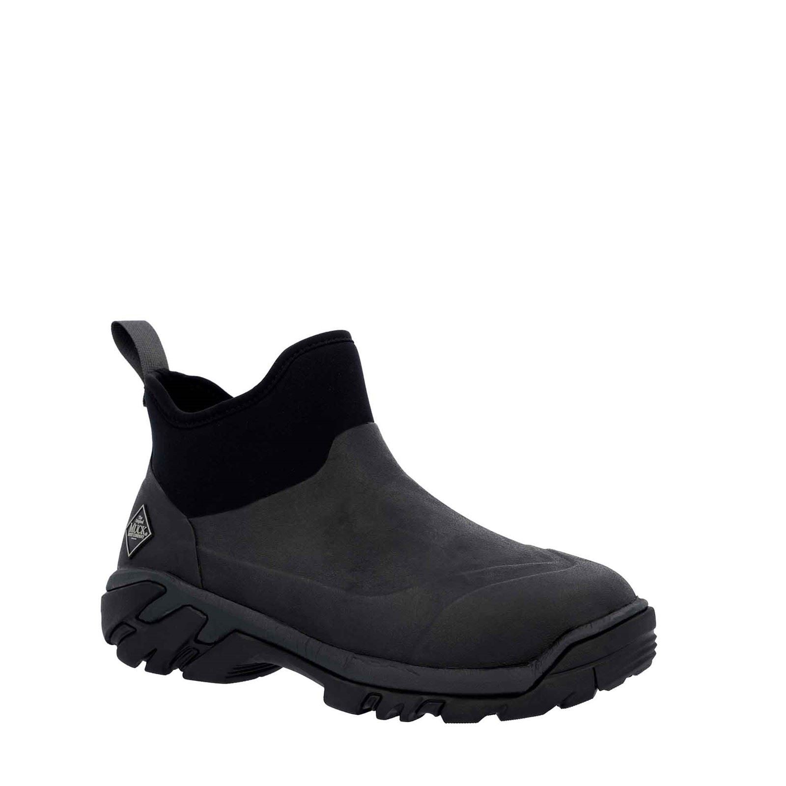 Muck Boots Woody Sport Bottes En Caoutchouc Noires/Grises Foncées