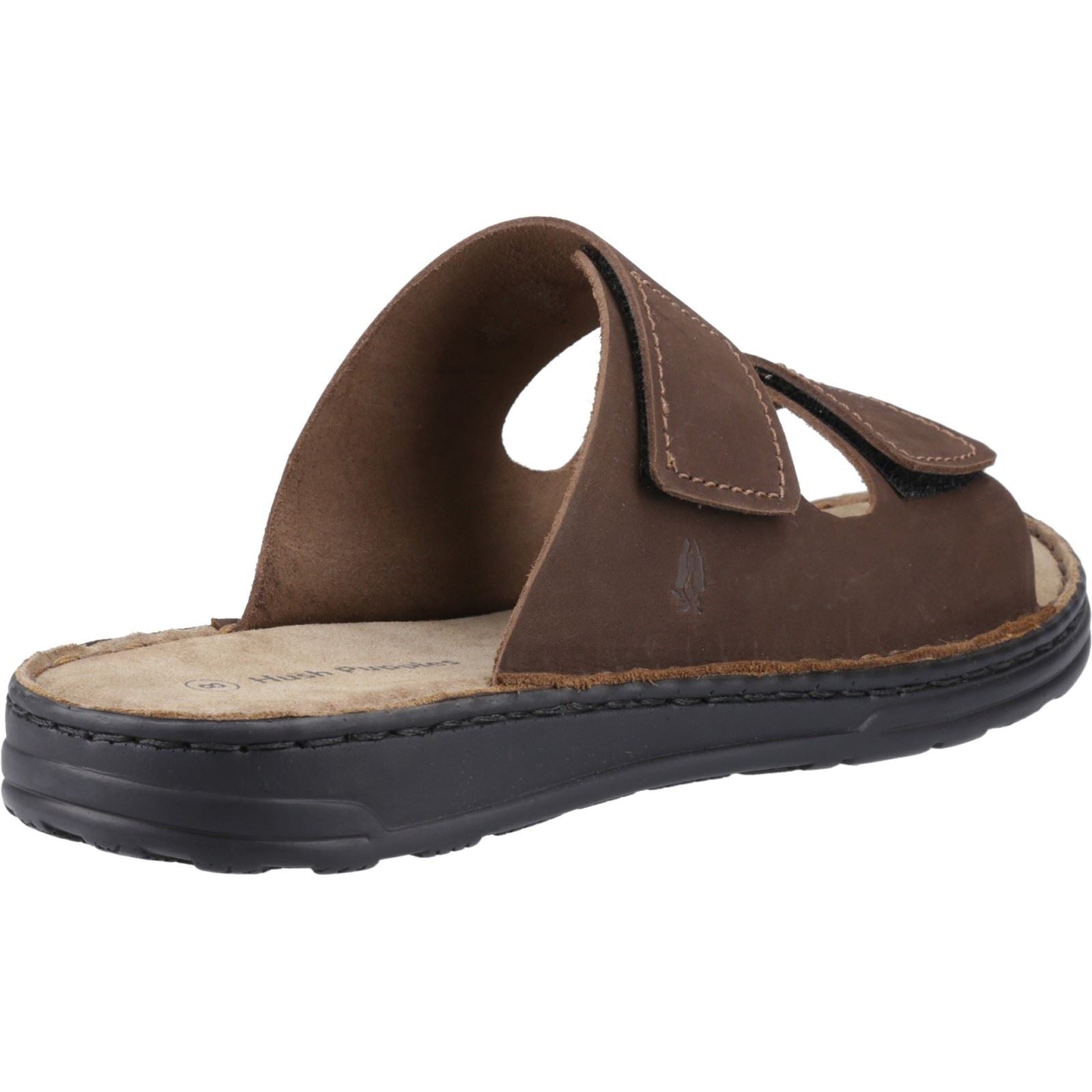 Hush Puppies Eugene Sandales Homme En Cuir Marron