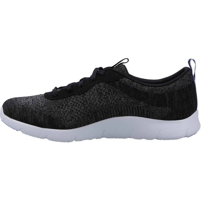 Skechers Arch Fit Refine Sneakers Pour Femme En Synthétique Noir/Blanc