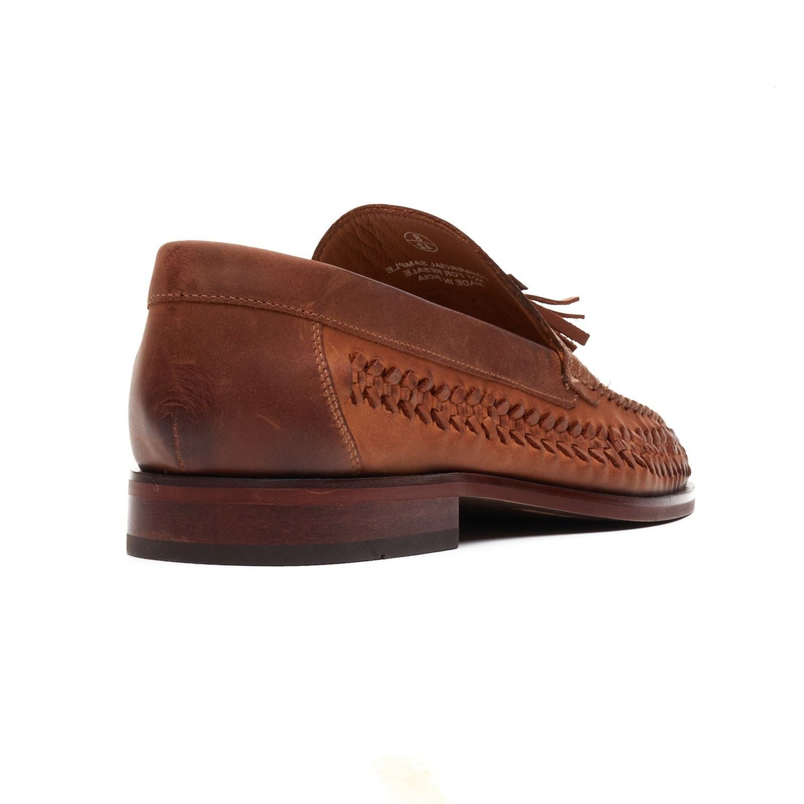 Base London Bracken Loafer Mocassins En Cuir Pour Hommes En Tan