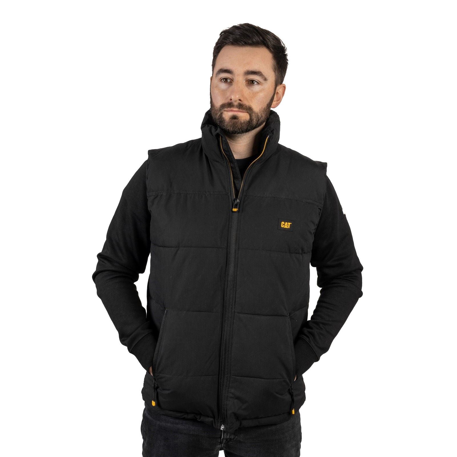 Caterpillar Arctic Zone Gilets Noirs Pour Hommes