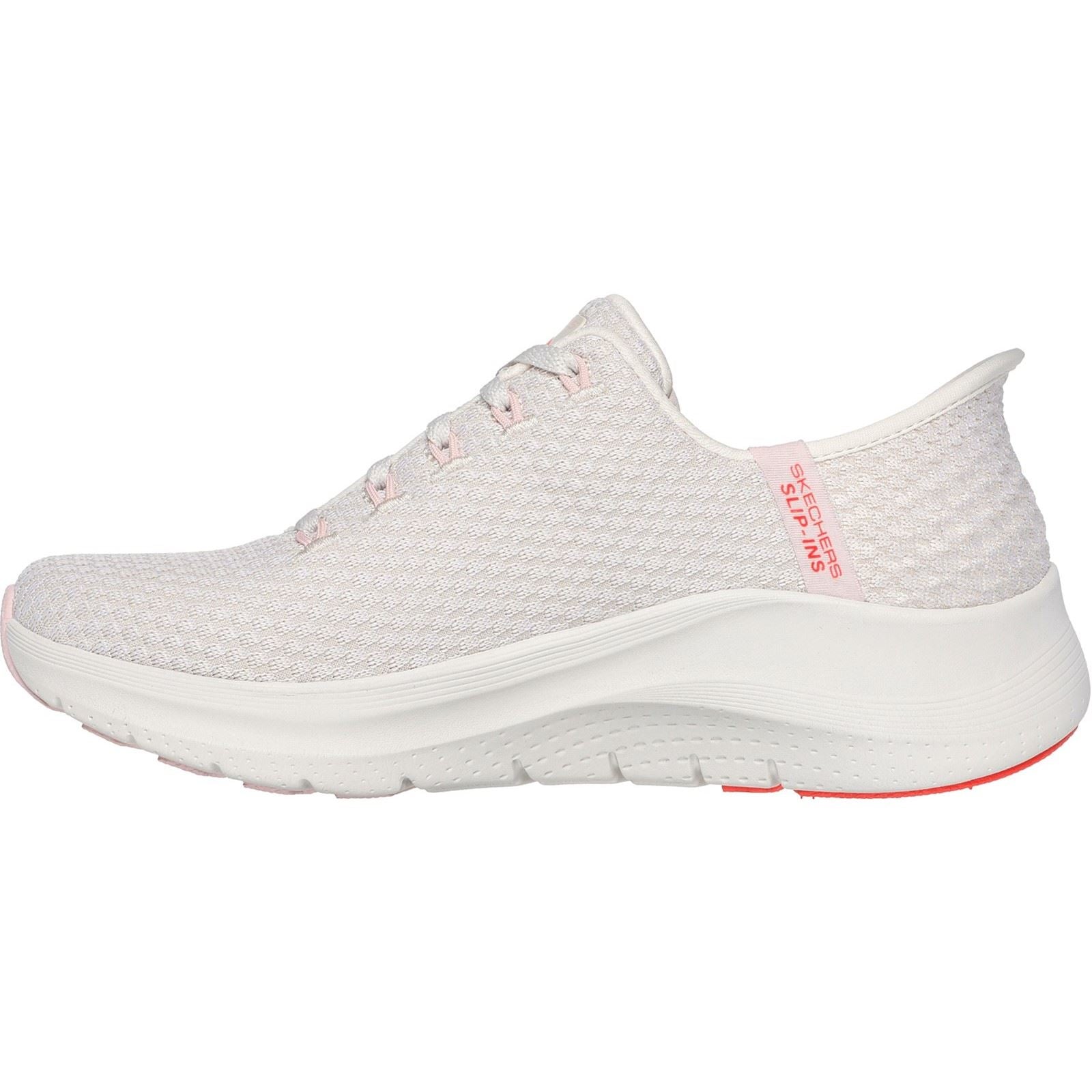 Skechers Arch Fit 2.0 Good Energy Sneakers En Toile Pour Femmes, Naturel/Multicolore