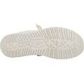 HEYDUDE Wally Canvas Chaussures Bateau Blanches En Coton 100% Pour Hommes