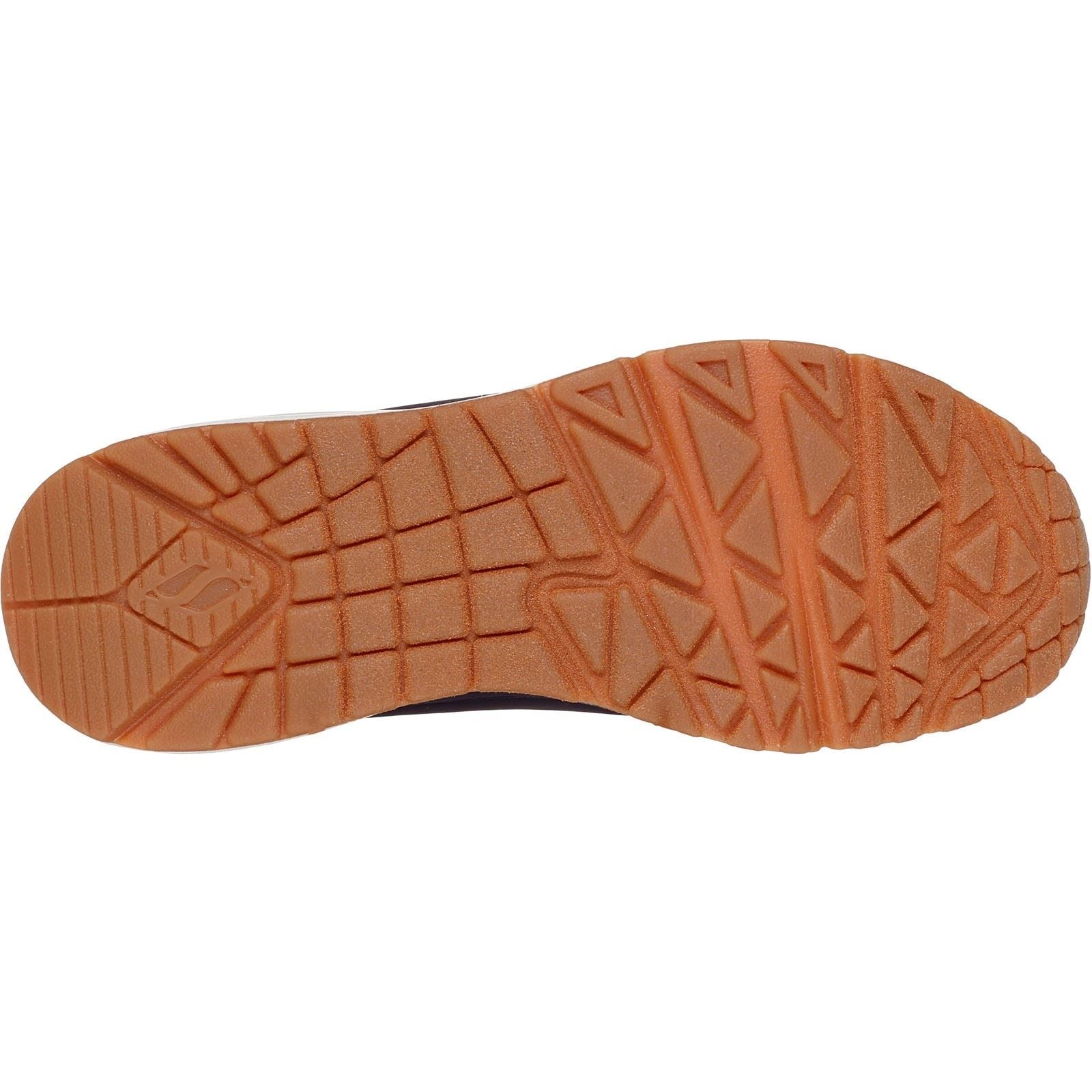 Skechers Uno Shimmer Away Baskets Synthétiques Pour Femmes De Couleur Violet Foncé