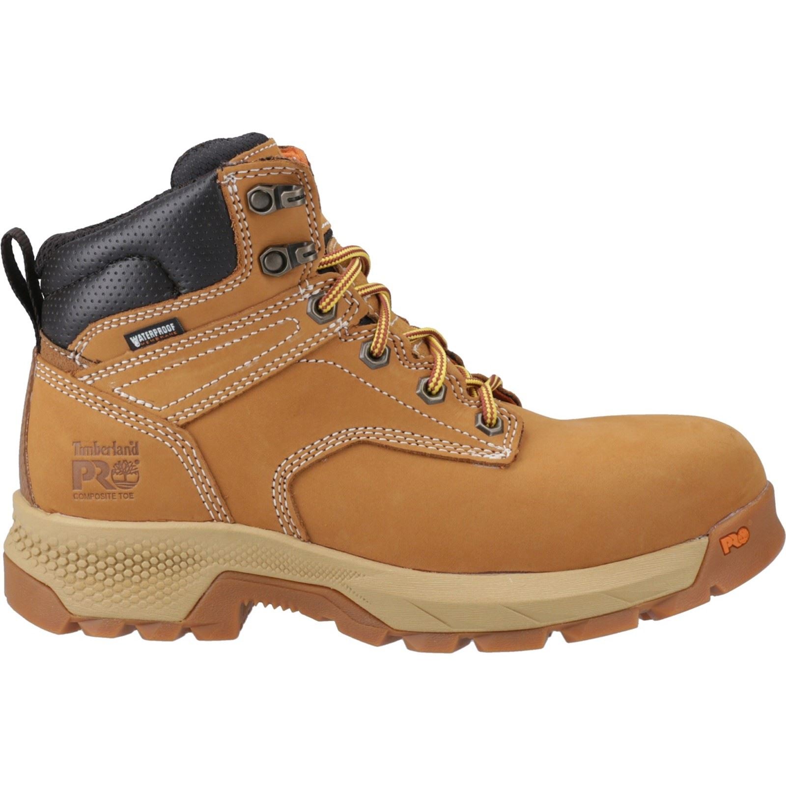 Timberland Pro Bottes De Sécurité Titan En Cuir Pour Femmes, 6" En Blé