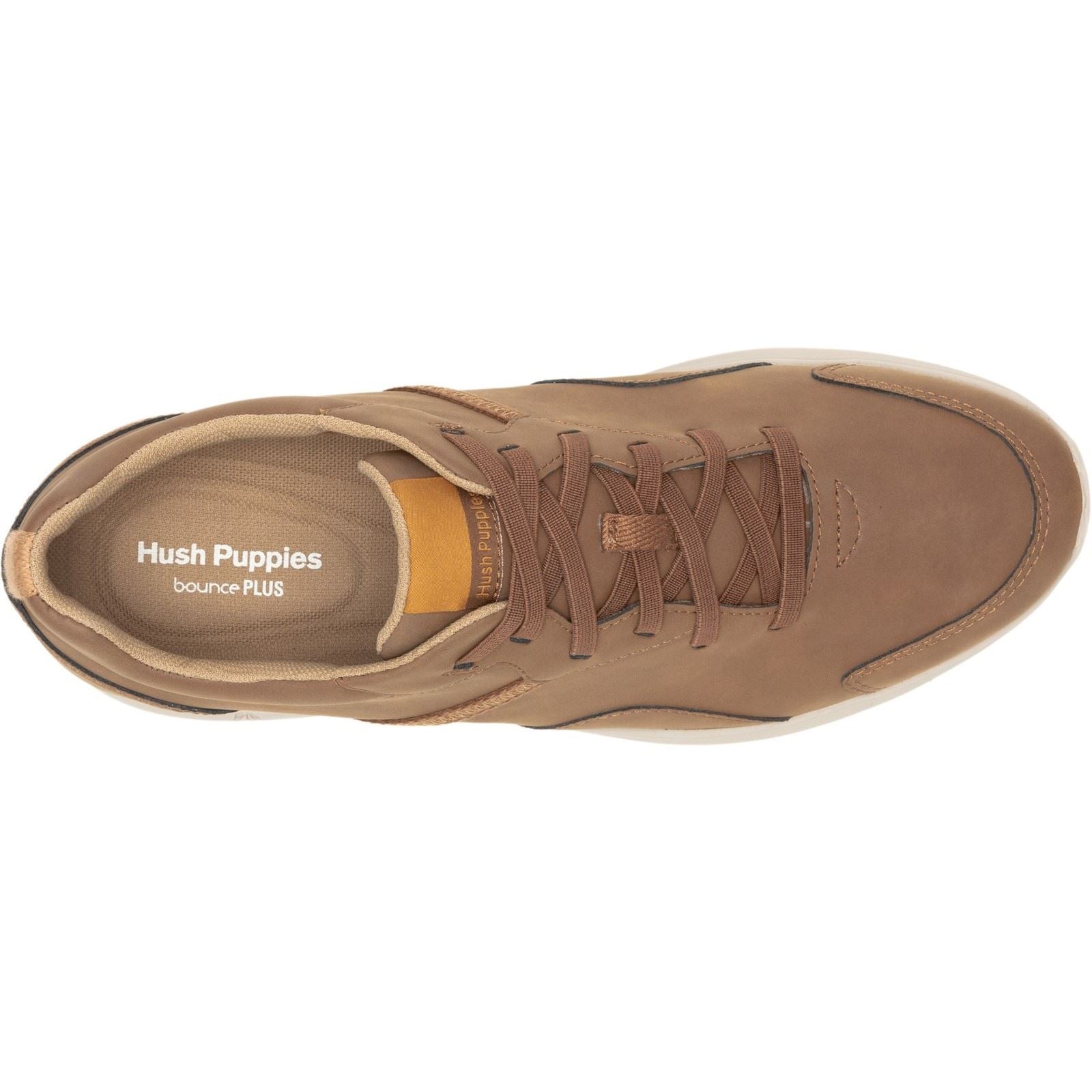 Hush Puppies The Good Baskets Homme En Cuir Cognac