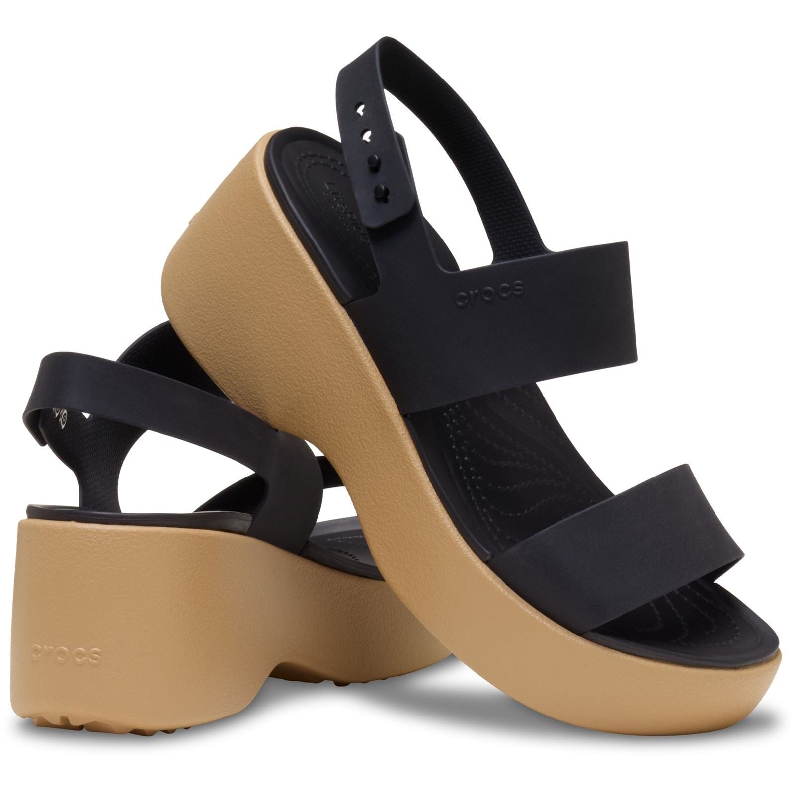 Crocs Brooklyn Sky Sandales Eva Femmes Noires/Cashaw