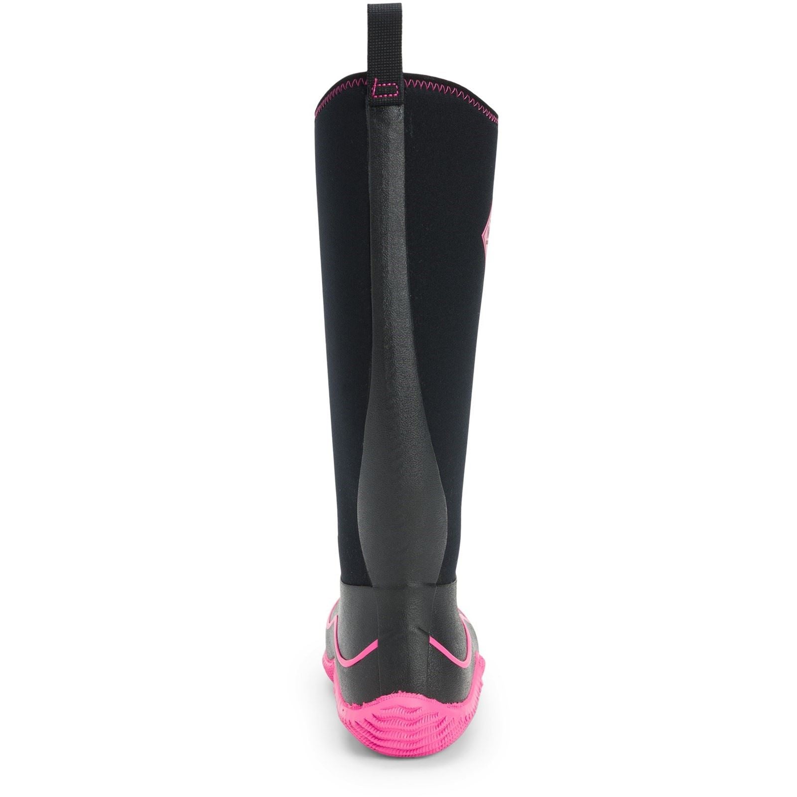 Muck Boots Hale Bottes En Caoutchouc Noires/Rose.