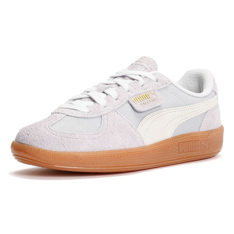Puma Palermo Chaussures De Sport En Cuir Bleu Pour Femmes