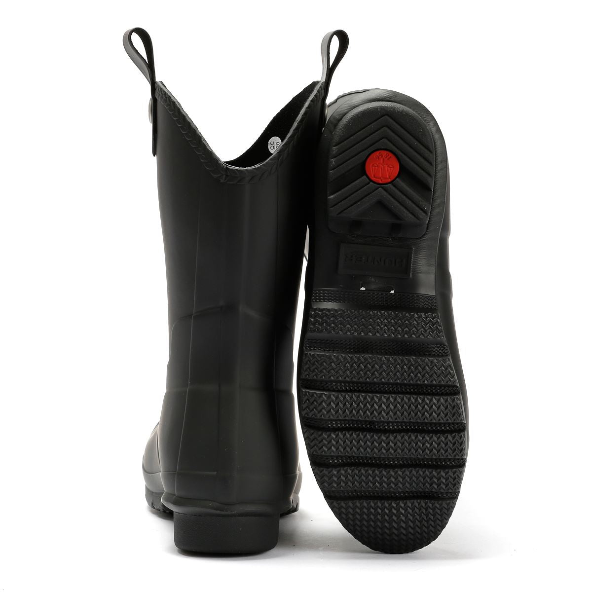 Hunter Original Cowboy Bottes En Caoutchouc Noires Pour Femmes