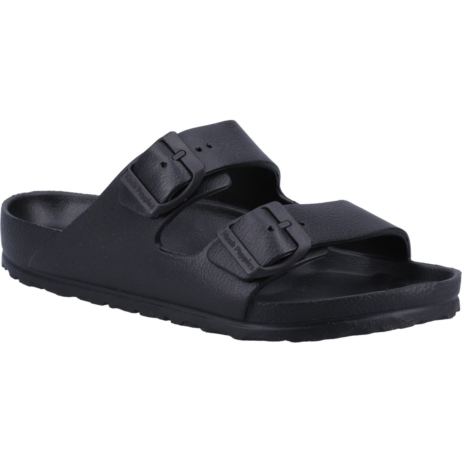 Hush Puppies Lorna Sandales Noires Pour Femmes Eva