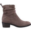 Hush Puppies Iris Bottes En Daim Pour Femmes De Couleur Taupe