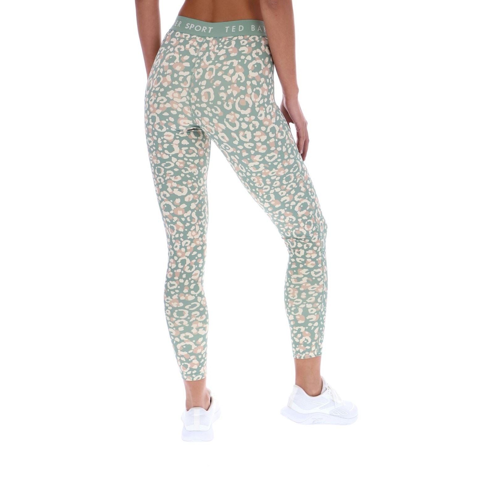 Ted Baker APPLE TBWLS2636 Leggings De Sport Pour Femmes En Polyester Verts