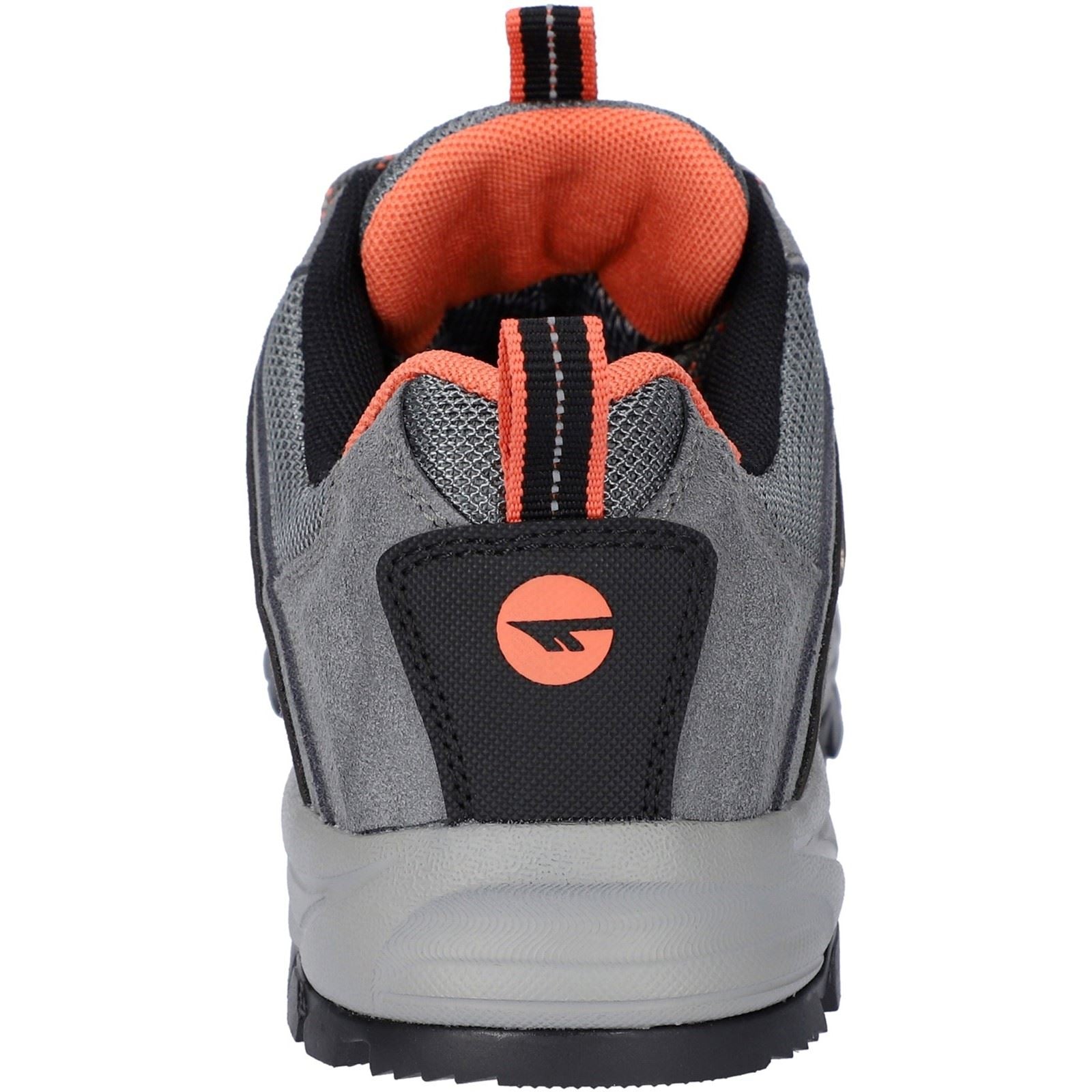 Hi-Tec Auckland Lite Bottes De Randonnée En Cuir Pour Femme En Acier/corail/gris Frais