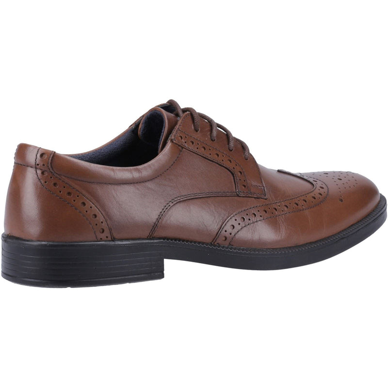 Hush Puppies Nolan Chaussures Richelieu Homme En Cuir Marron Clair