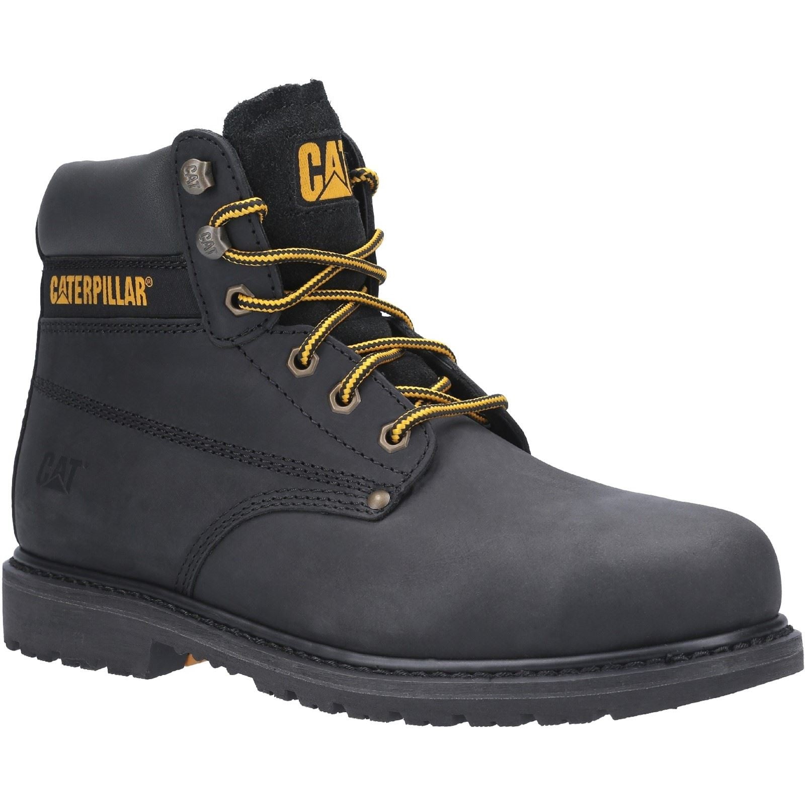 Caterpillar Bottes De Sécurité Nubuck Noires Powerplant