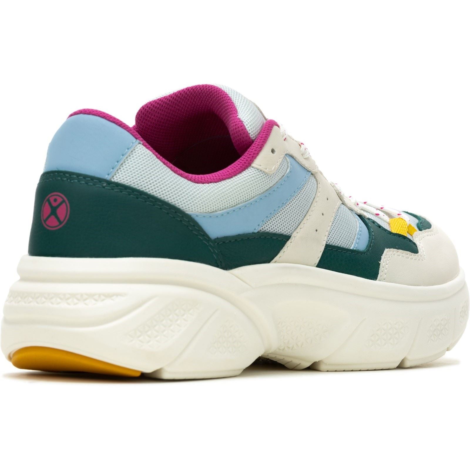 Hush Puppies Movement Baskets En Cuir Pour Femmes De Couleur Sarcelle