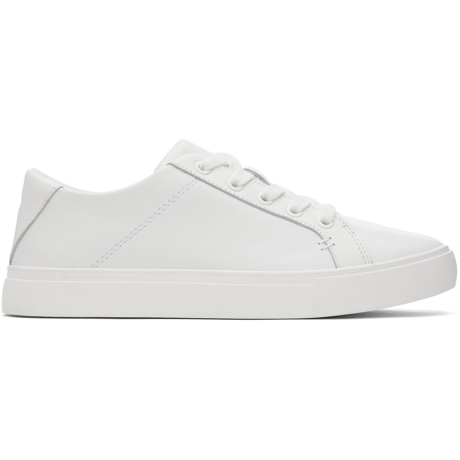 TOMS Kameron Baskets Blanches En Cuir Pour Femmes