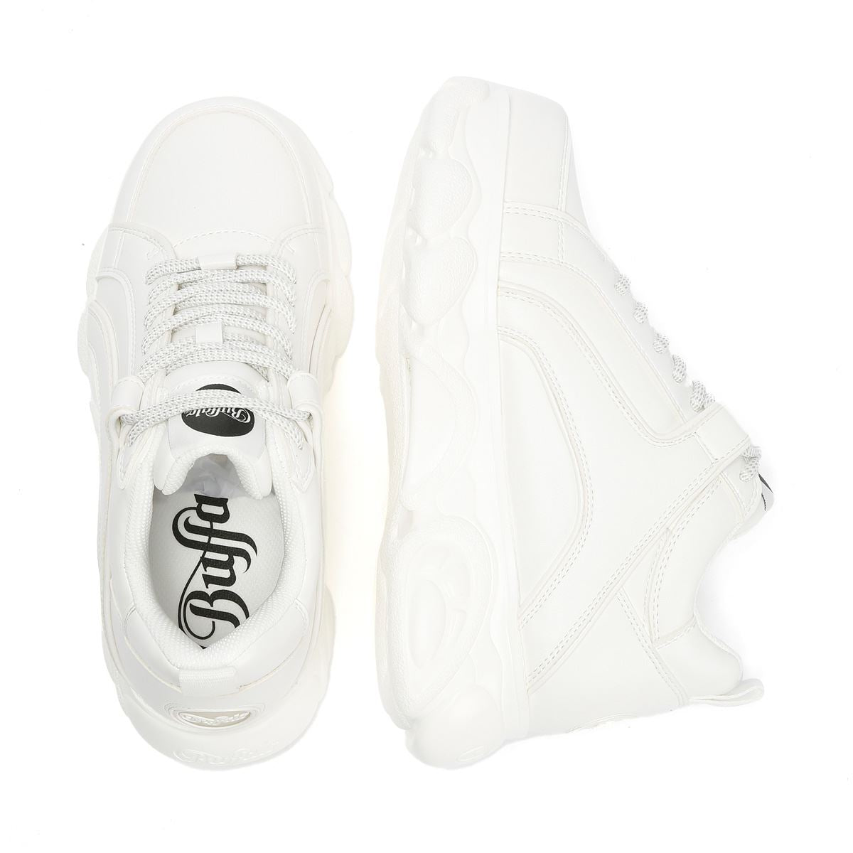 Buffalo CLD Corin Baskets Blanches Pour Femmes