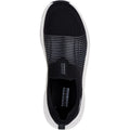 Skechers GO WALK Max Walker Sally Sneakers Noires/Blanches Pour Femmes En Textile