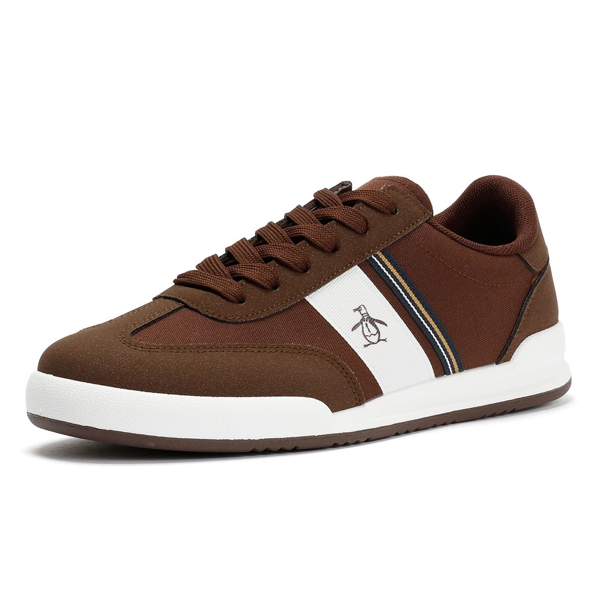 Penguin Gaz Baskets Brunes Pour Hommes
