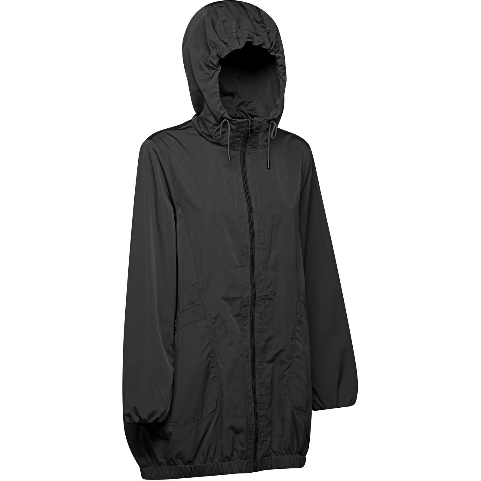 Geox W AURELY Veste De Pluie Noire Pour Femmes
