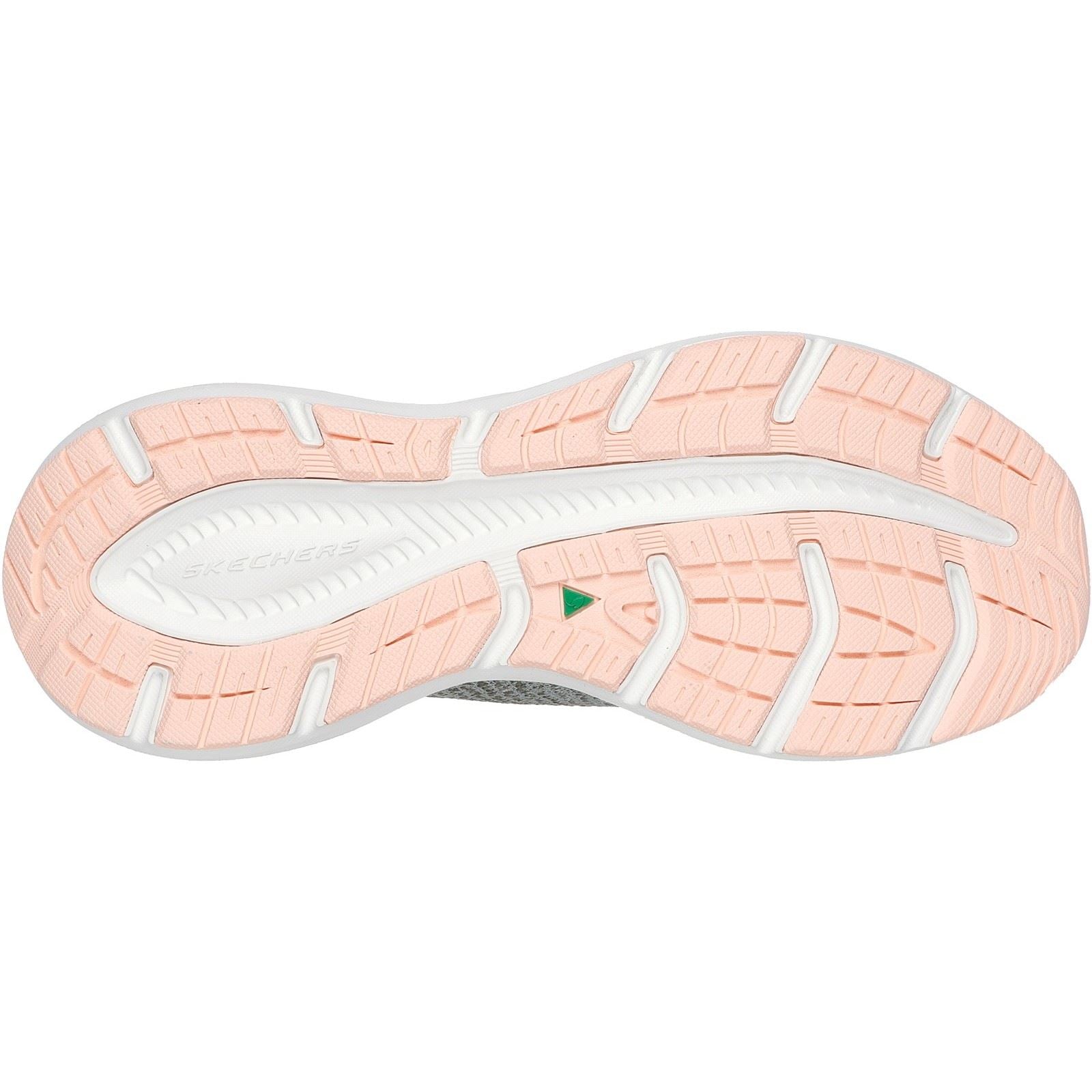 Skechers Edgeride Impression Chaussures De Sport Pour Femmes En Textile Vert/Orange