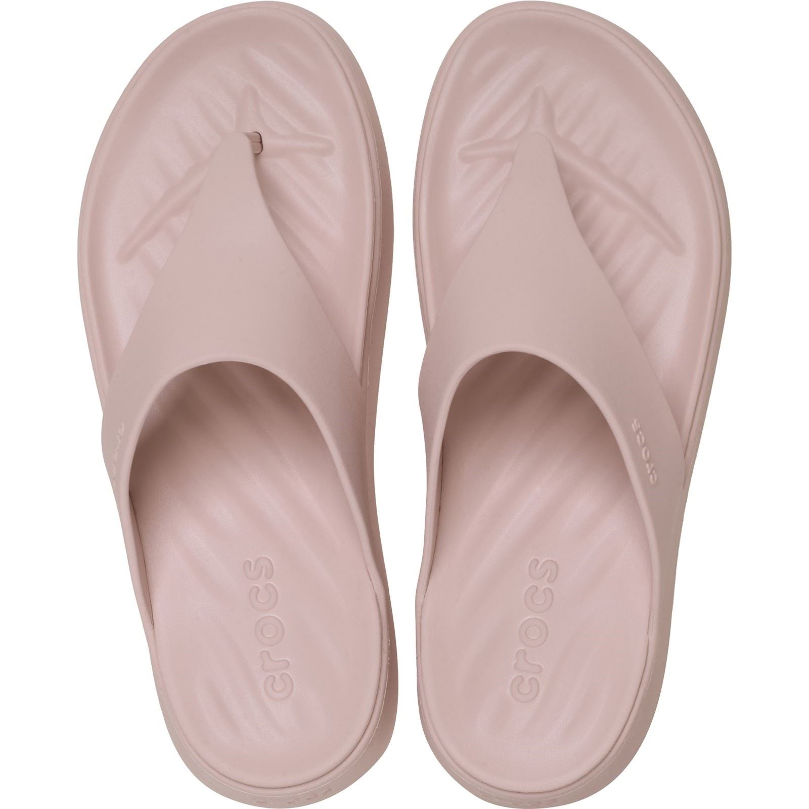 Crocs Getaway Triangle Sandales En Quartz Eva Pour Femmes