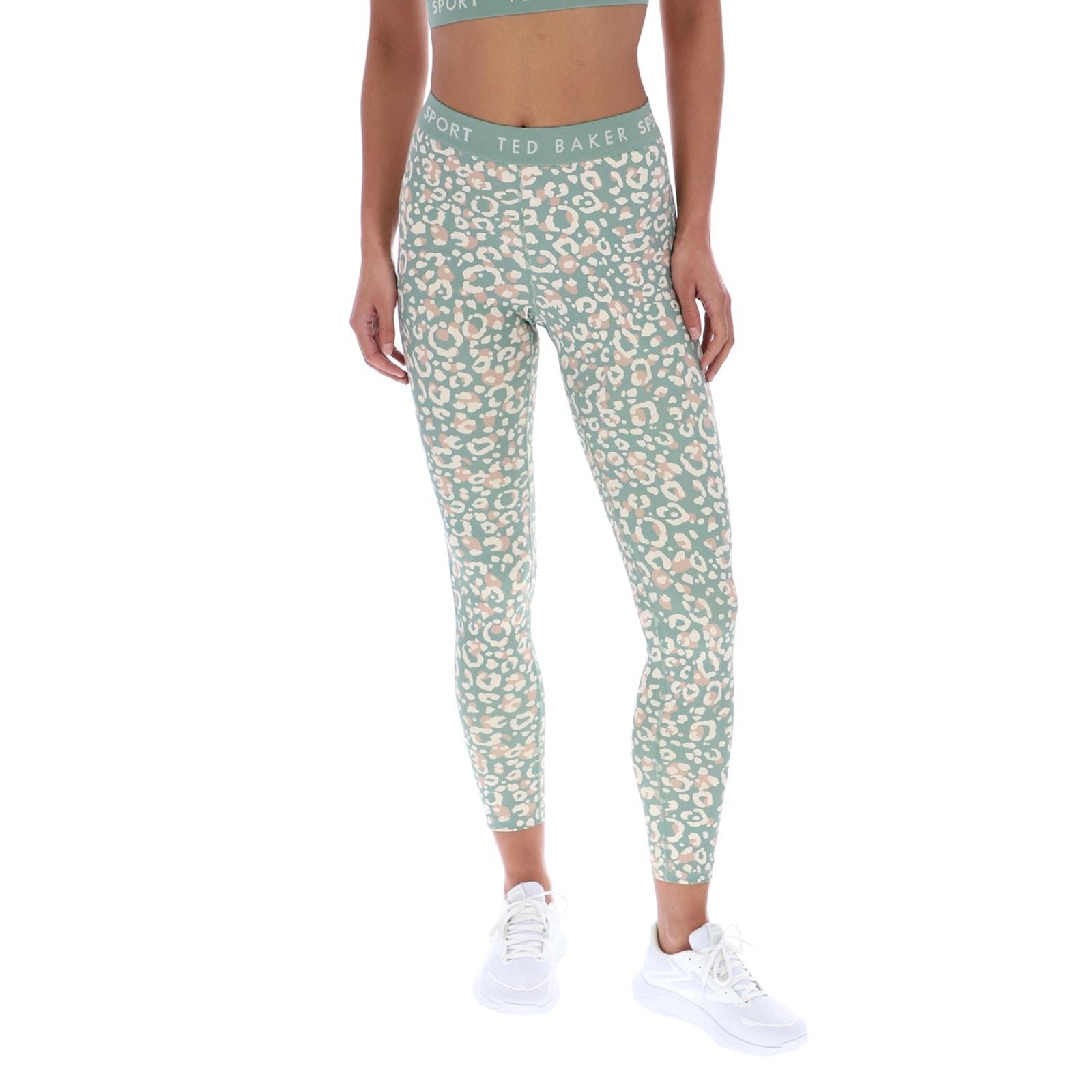Ted Baker APPLE TBWLS2636 Leggings De Sport Pour Femmes En Polyester Verts