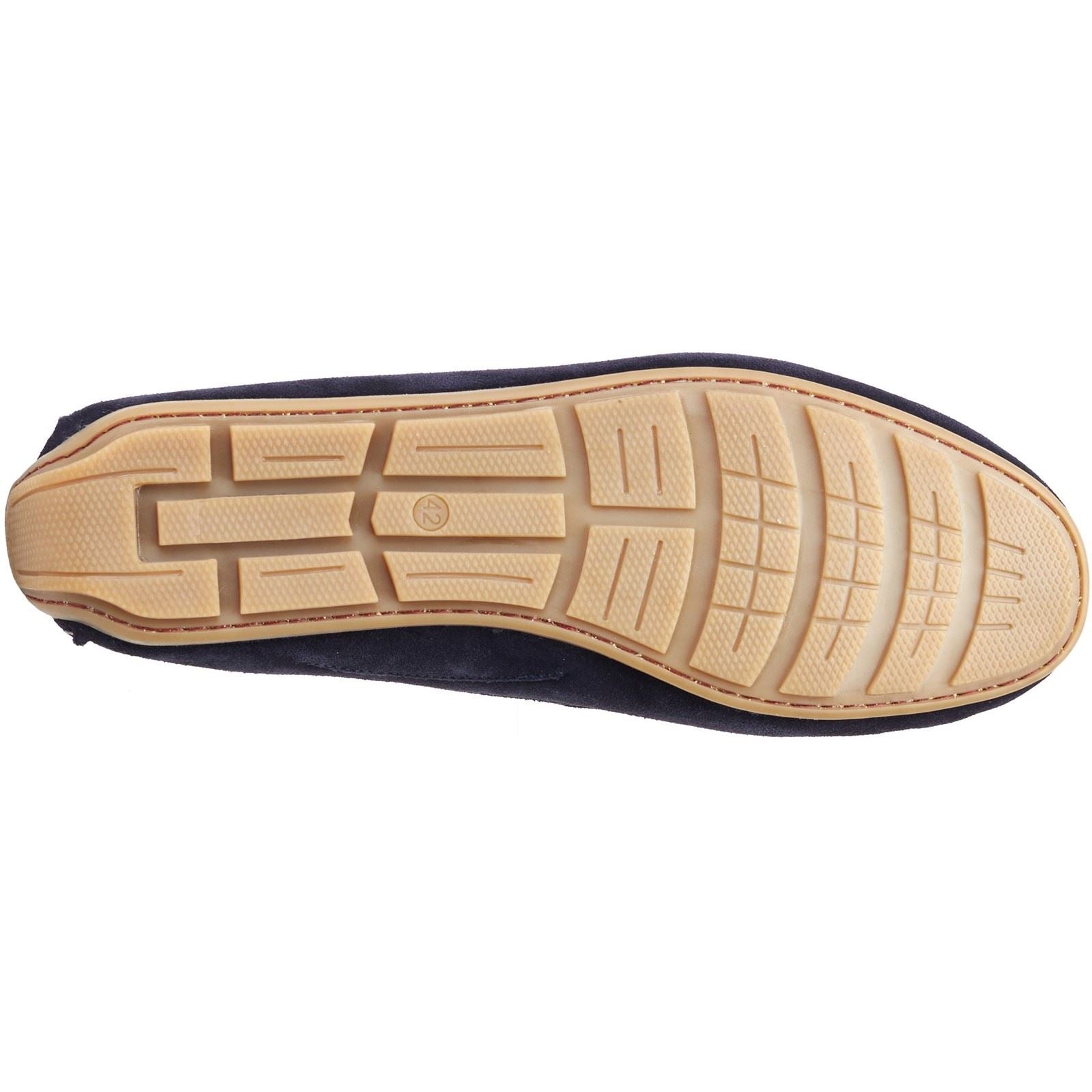 Base London Collins Chaussures Bateau En Cuir Pour Hommes, Couleur Marine