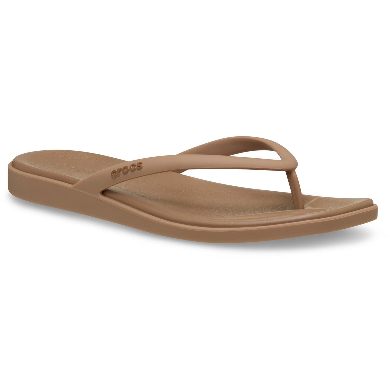 Crocs Miami Tongs En Chocolat Au Lait Eva Pour Femmes
