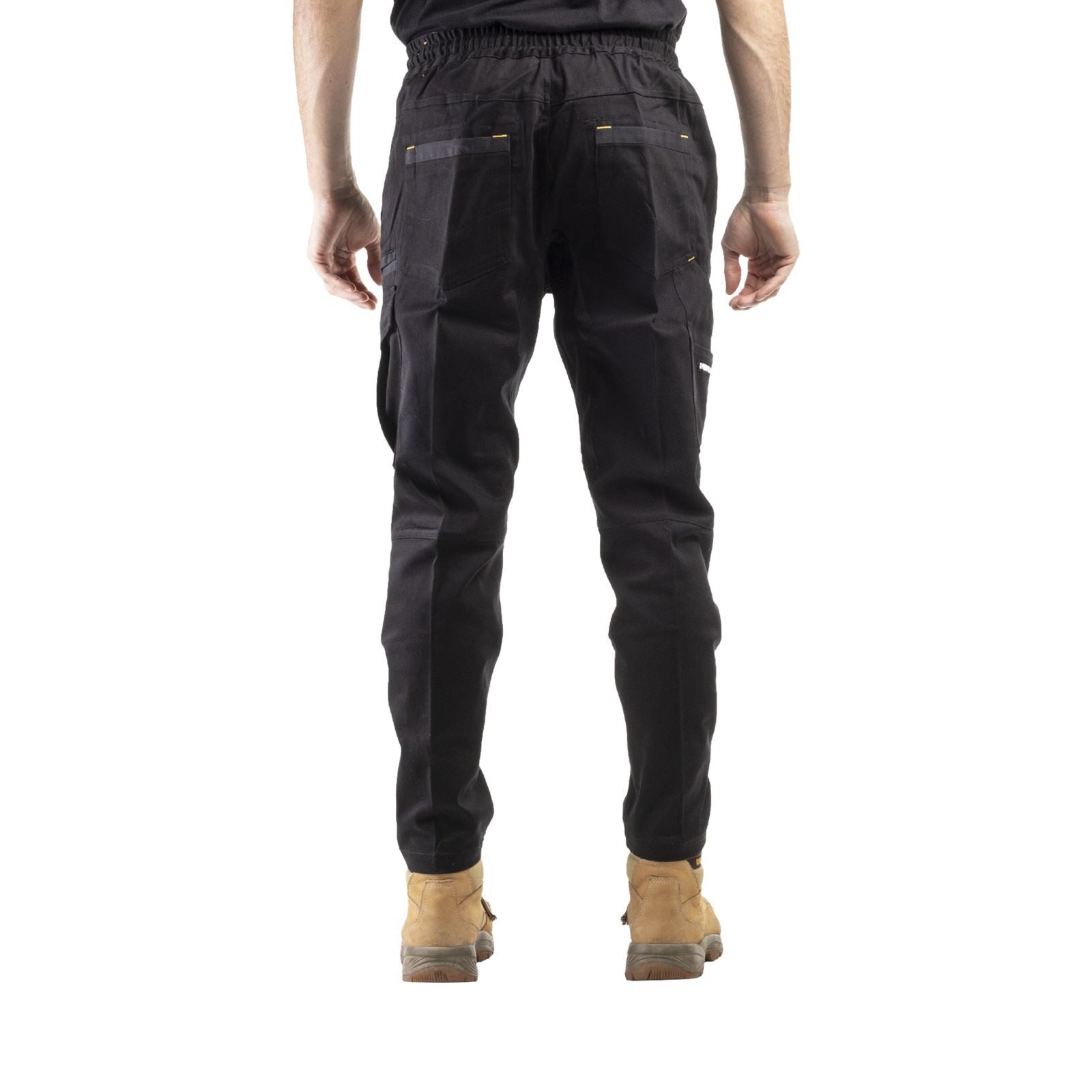 Caterpillar Dynamic Pantalons Noirs En Coton Pour Hommes - Extérieur