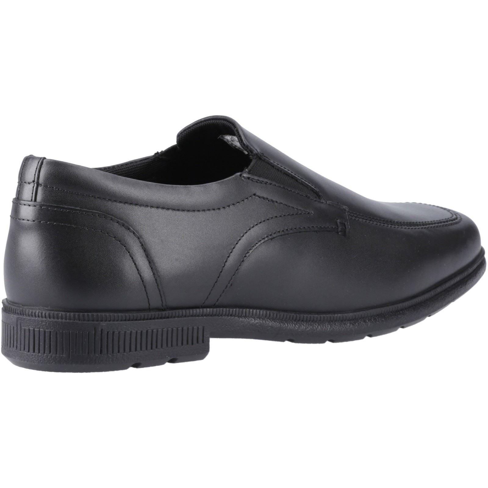 Pod Carpenter Chaussures Noires Pour Garçons En Cuir