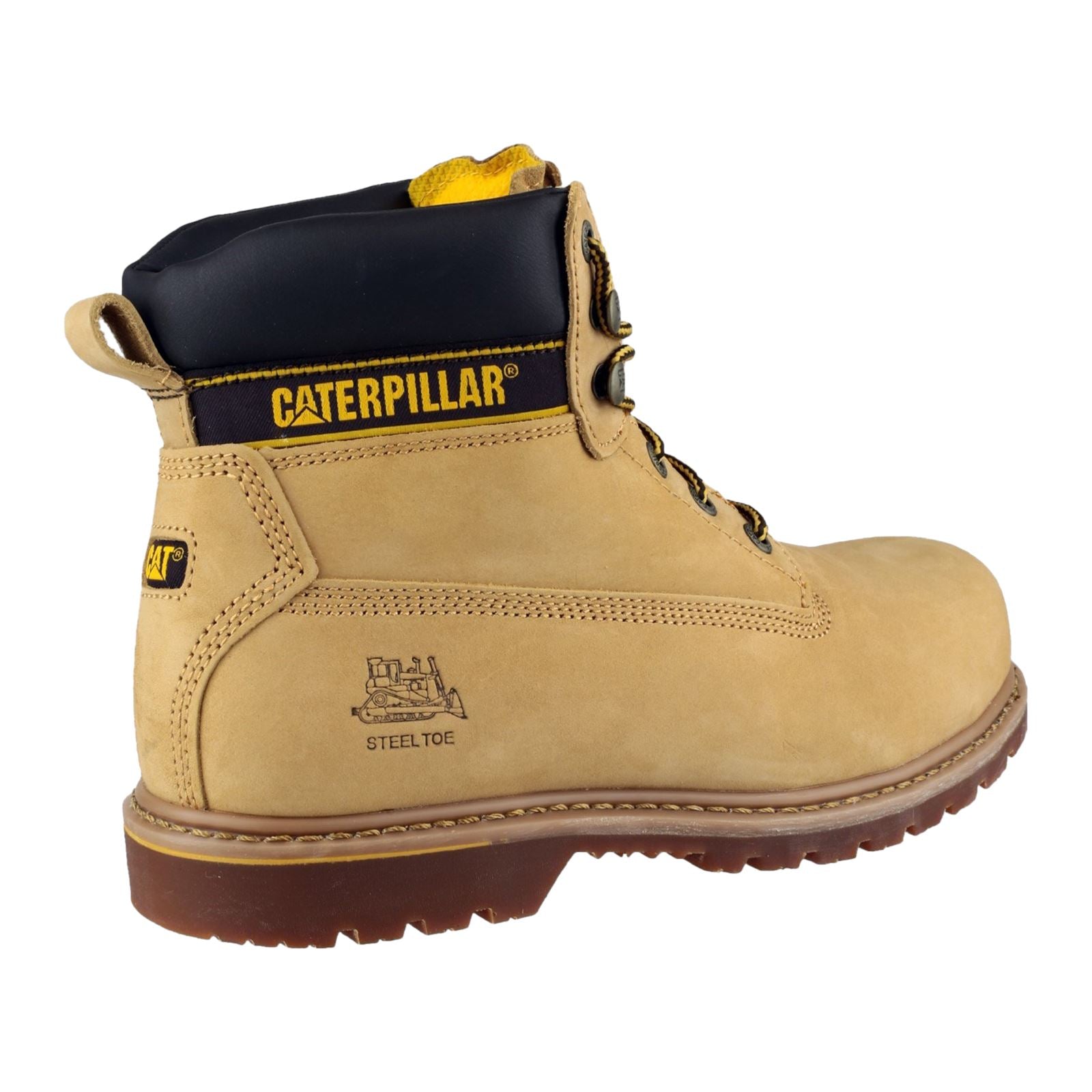 Caterpillar Bottes De Sécurité En Cuir Honey Holton S3