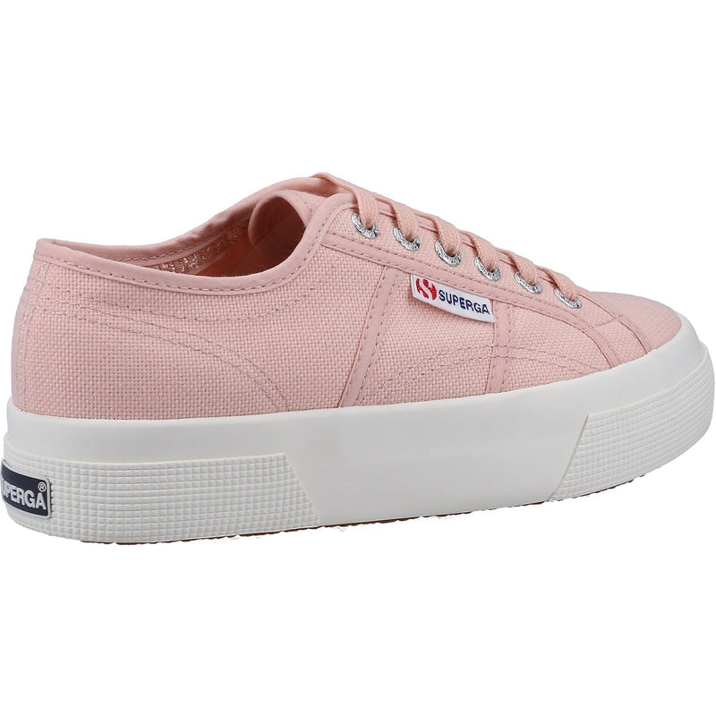 Superga 2740 Platform Sneakers En Coton Rose Pâle Pour Femmes
