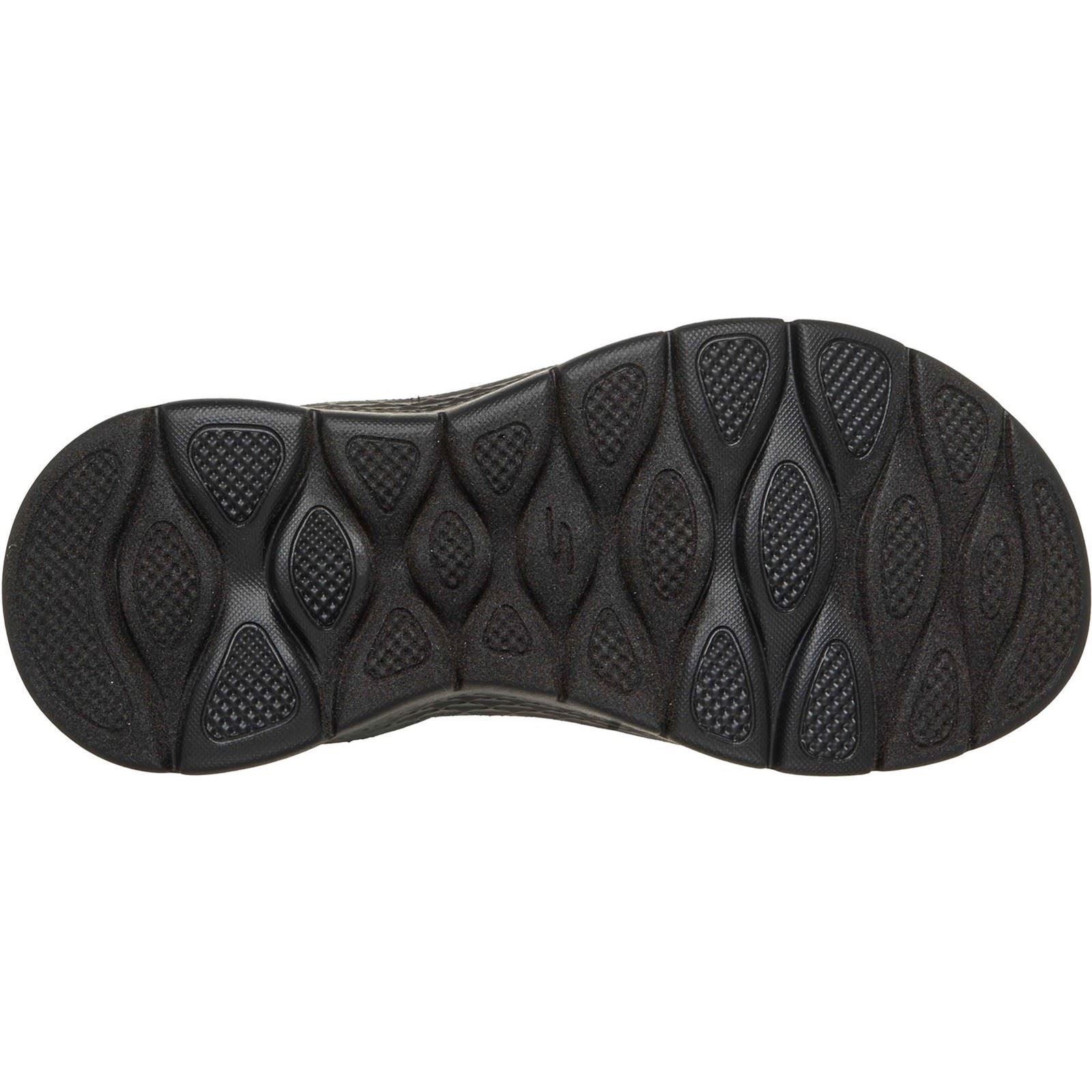 Skechers GO WALK Flex Illuminate Sandales Noires En Textile Pour Femmes