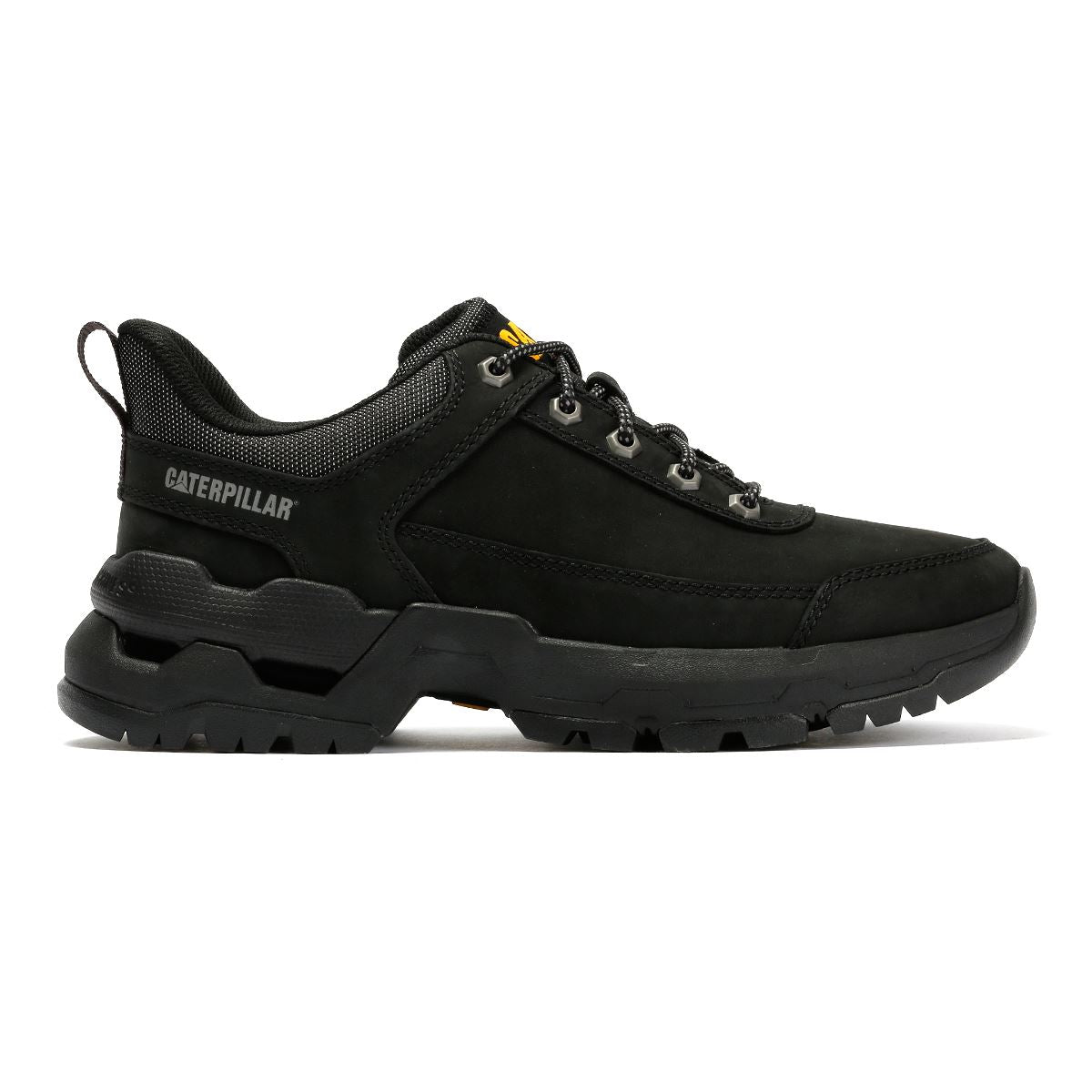 Caterpillar Surge Hiker Lo Waxy Chaussures À Lacets Noires En Nubuck Pour Homme