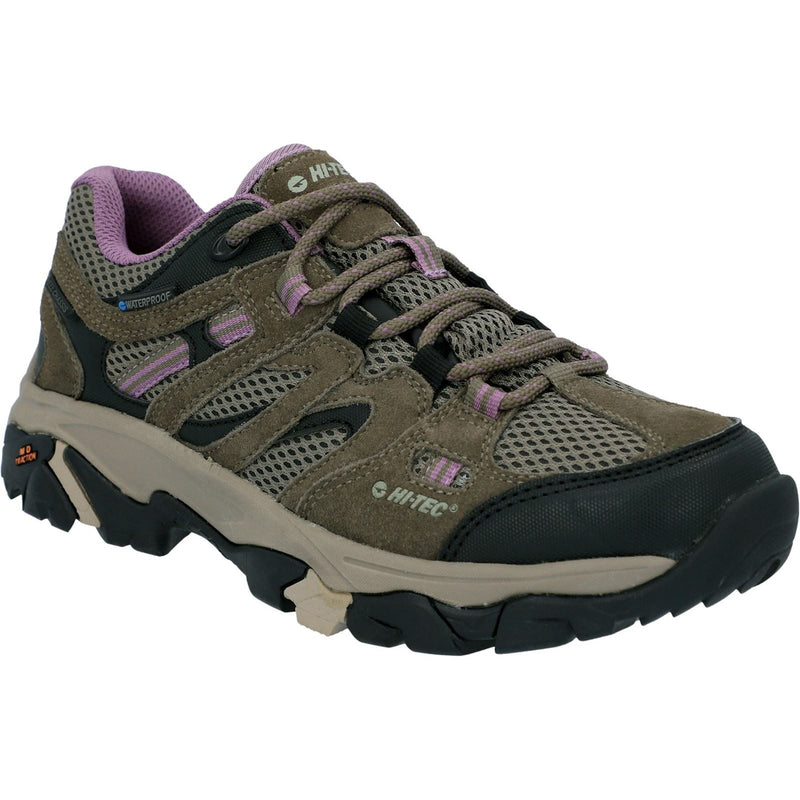 Hi-Tec Apex Lite Low Bottes De Randonnée Pour Femme En Polyester De Couleur Taupe