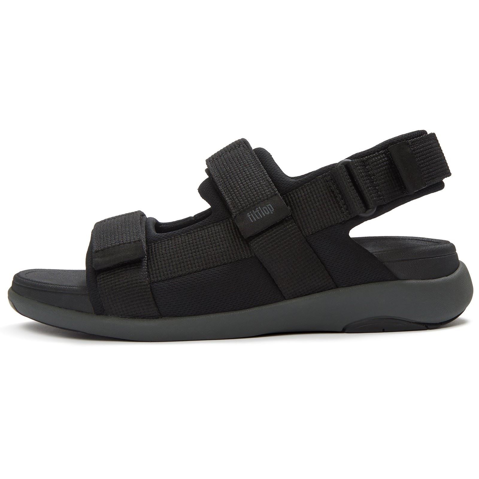 Fitflop F-Mode Go Sandales Noires En Polyester Pour Homme