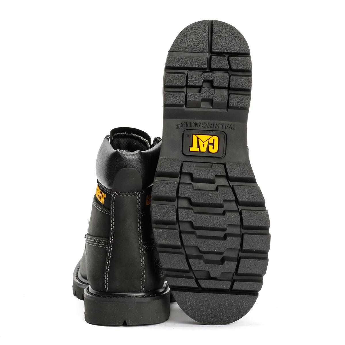 Caterpillar Colorado 2.0 Tractor Bottes Noires En Cuir Pour Hommes