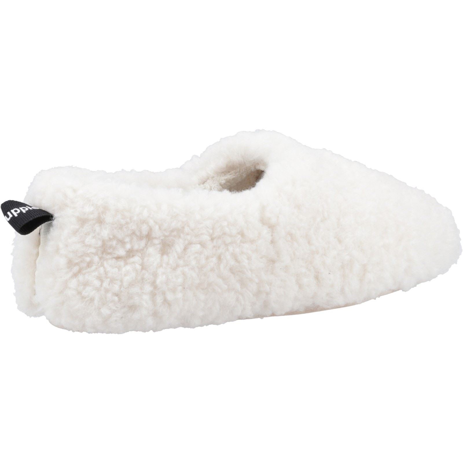 Hush Puppies Emily Chaussons En Fausse Fourrure Pour Femmes Crème