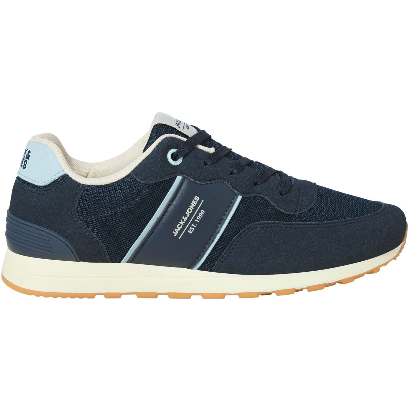 Jack & Jones Spirit Runner Blazer En Polyuréthane Pour Homme/baskets Glacier Ice En Couleur Bleu Marine