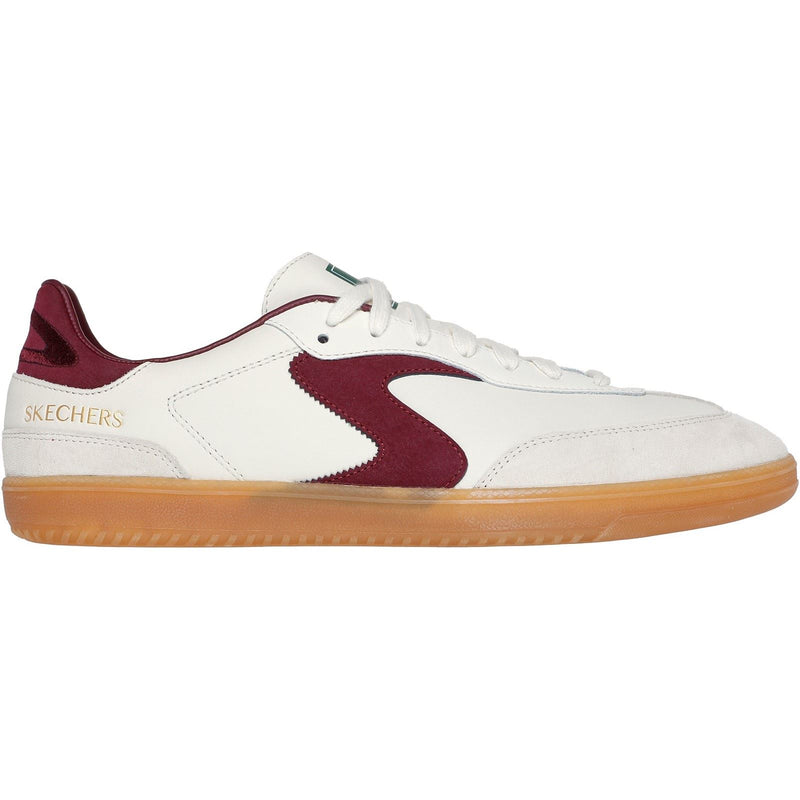 Skechers Hotshot Pyke Sneakers Homme Synthétiques Naturel/Bordeaux