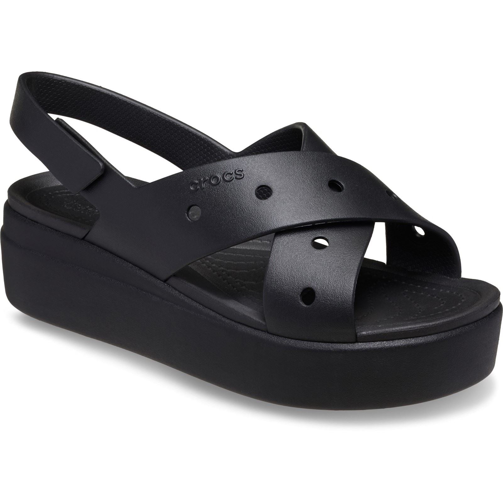 Crocs Brooklyn 4U Sandales Noires Pour Femmes En Eva