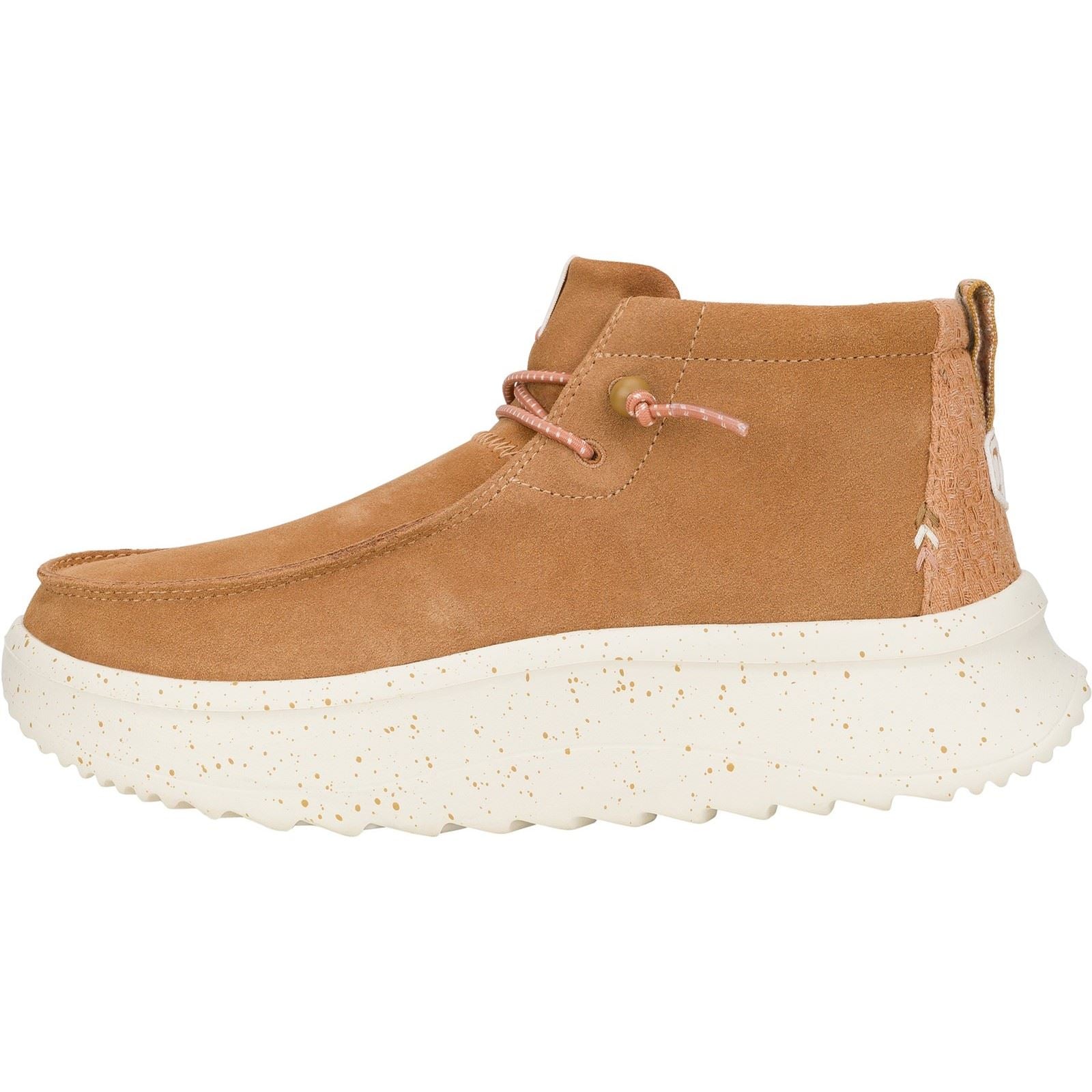 HEYDUDE Wendy Peak Hi Bottes Châtaigne Pour Femmes Suede