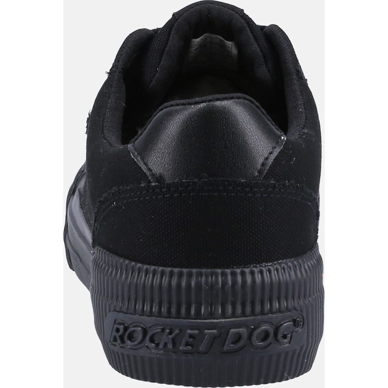 Rocket Dog Cheery Tissu Chaussures De Sport Noires Pour Femmes