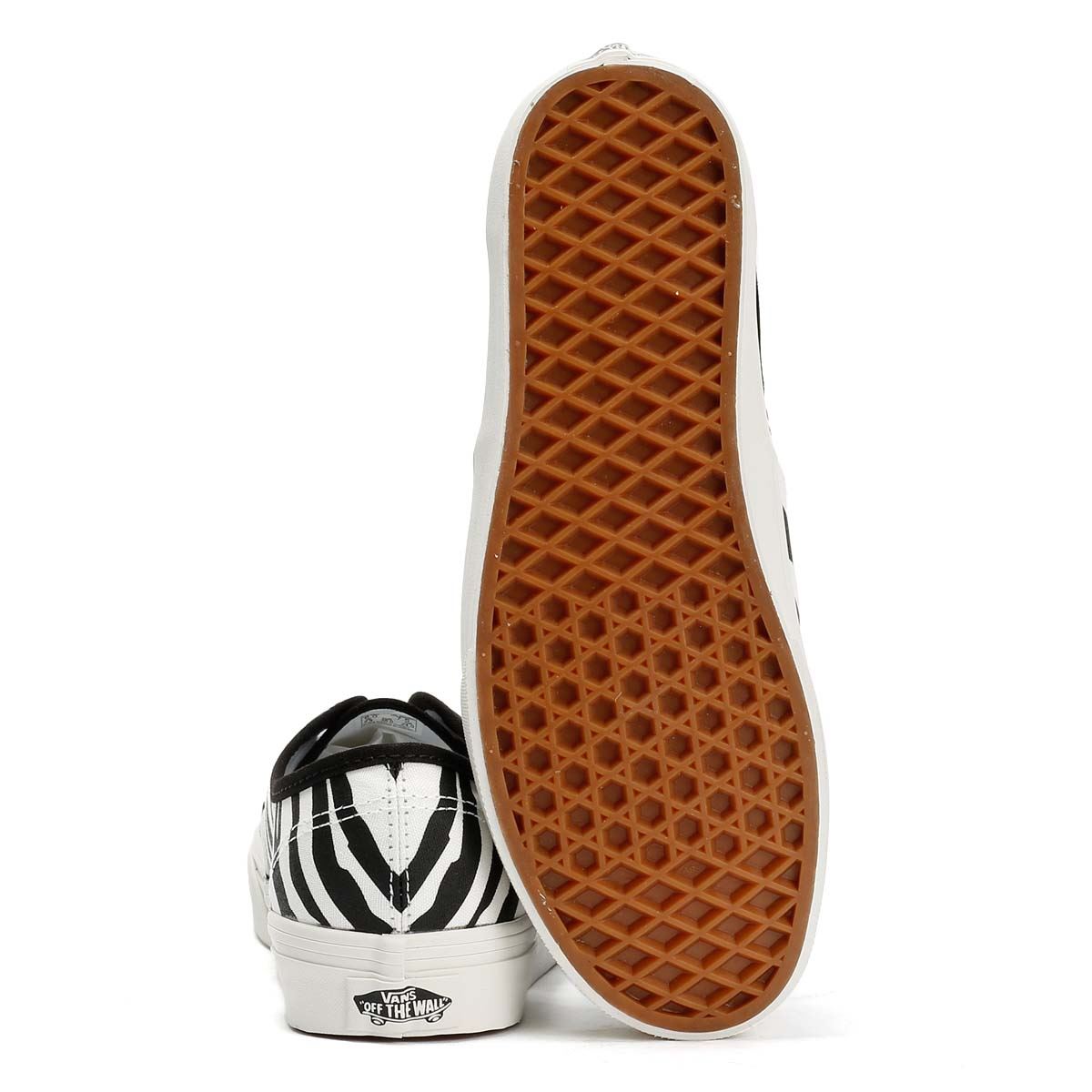 Vans Authentic Baskets Blanches En Toile Pour Femmes