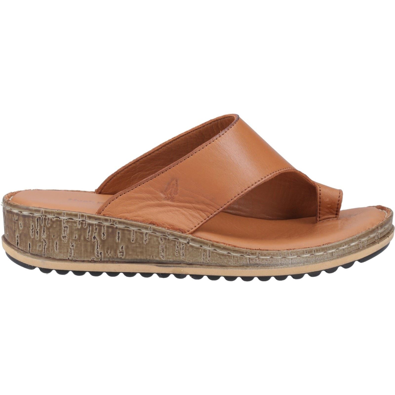 Hush Puppies Elissa Toepost Sandales Pour Femmes En Daim Suédois Beige