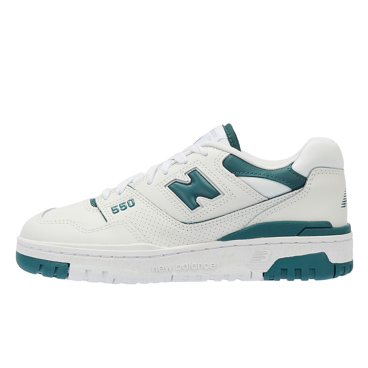 New Balance 550 Baskets Blanches/Vertes Pour Femmes