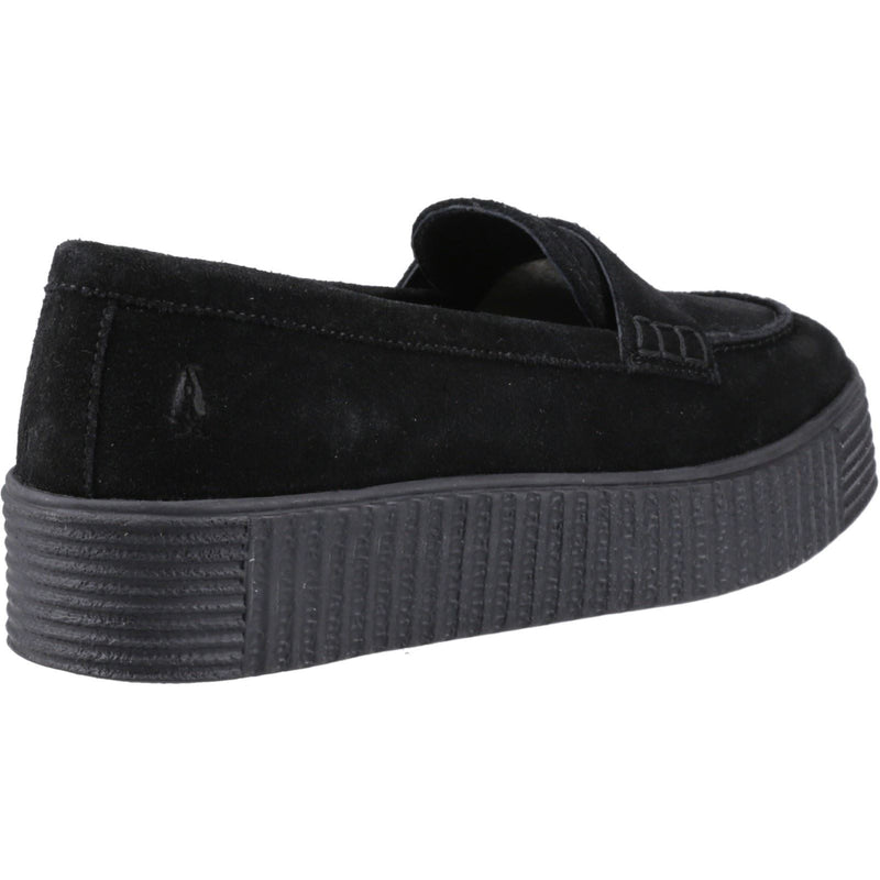 Hush Puppies Tamara Femmes Suédoises Mocassins Noirs